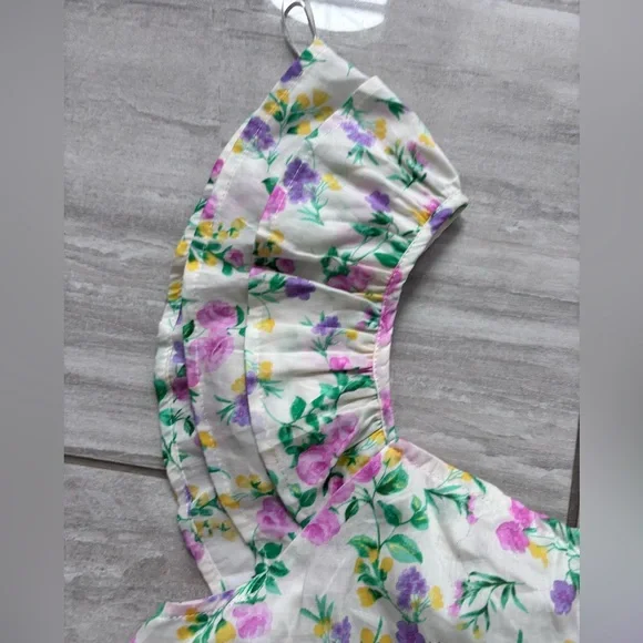 Floral Ruffle Sleeve Top - Picture 4 of 8